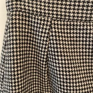 Vintage herringbone wool pencil skirt